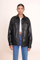 VOYAGING JACKET | BLACK VEGAN LEATHER