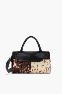 LEO SATCHEL | MIXED HAIRCALF