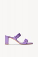 FRANKIE RUCHED SANDAL | LILAC