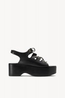 QUINN PLATFORM SANDAL | BLACK