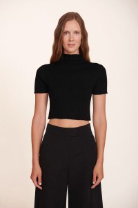 LILOU TOP | BLACK