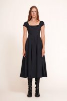 SHORT SLEEVE WELLS DRESS | BLACK