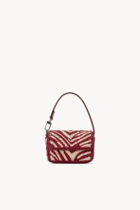 TINY TOMMY BEADED BAG | SCARLET WHITE