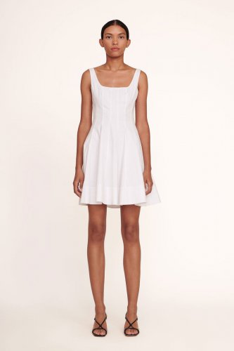 MINI WELLS DRESS | WHITE