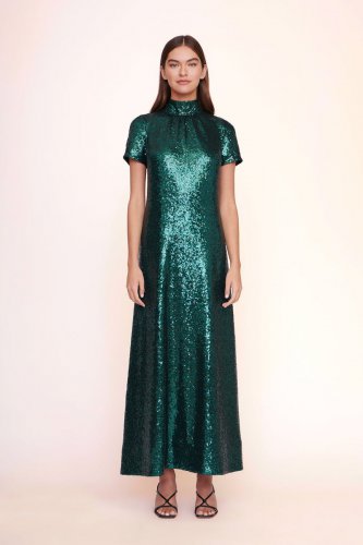 ILANA DRESS | EMERALD SEQUINS