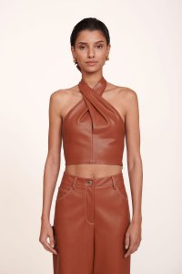 KAI TOP | WHISKEY VEGAN LEATHER