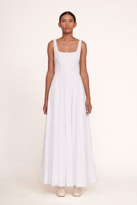 WELLS MAXI DRESS | WHITE