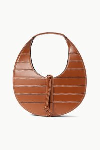 SLATTED MOON BAG | TAN