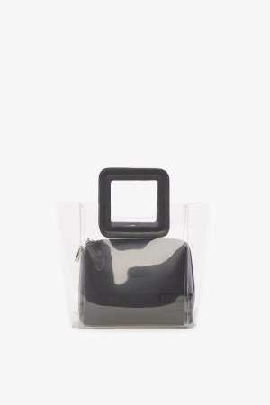 Mini Shirley Bag | Clear Black