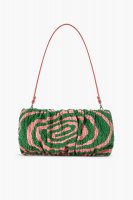 BEADED BEAN BAG | EMERALD ACID SWIRL