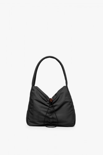 FELIX NYLON SHOULDER BAG | BLACK