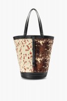 HENRI BUCKET TOTE | MIXED HAIRCALF