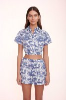 TRANSIT TOP | BLUE TOILE