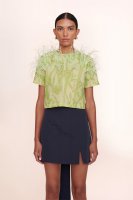 ROBIN TOP | LIME WILDFLOWERS