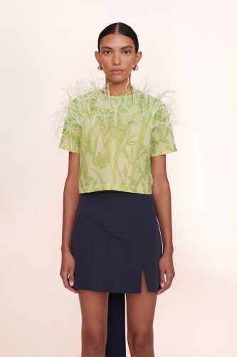 ROBIN TOP | LIME WILDFLOWERS