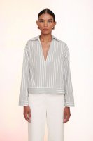 MARLENE TOP | MOSS STRIPE