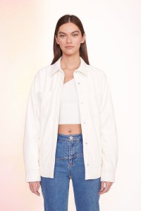 VOYAGING JACKET | IVORY VEGAN LEATHER