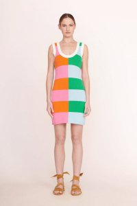 MINI SEASHORE DRESS | MULTI RUGBY STRIPE