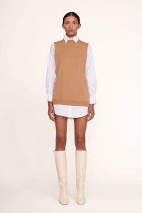 FERN DRESS | TAN WHITE