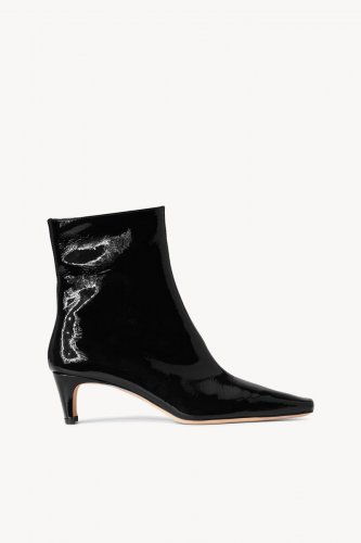 WALLY ANKLE BOOT | BLACK PATENT