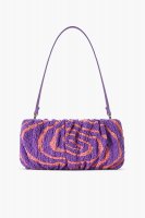 BEADED BEAN BAG | AMETHYST ACID SWIRL