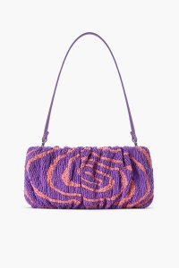 BEADED BEAN BAG | AMETHYST ACID SWIRL