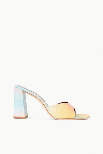 SLOANE HEEL | MULTI AURA SNAKE EMBOSSED