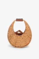 RATTAN MOON BAG | NATURAL