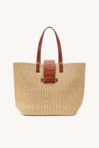 MERCATO RAFFIA TOTE | NATURAL TAN