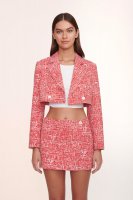 NAVIGATION BLAZER | PAPAYA CROSSHATCH