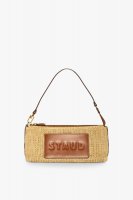 KAIA RAFFIA SHOULDER BAG | NATURAL TAN