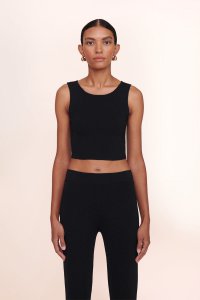 NOOR TOP | BLACK